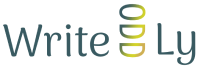 WriteODDly White Logo